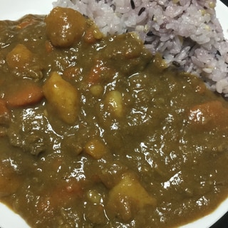 醤油麹でカレー